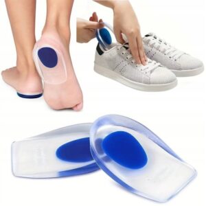 SoftiHeel – Amortyzujące Żelowe Podpiętki na Ostrogi Piętowe i Ból Pięt - wklejane (2 sztuki)